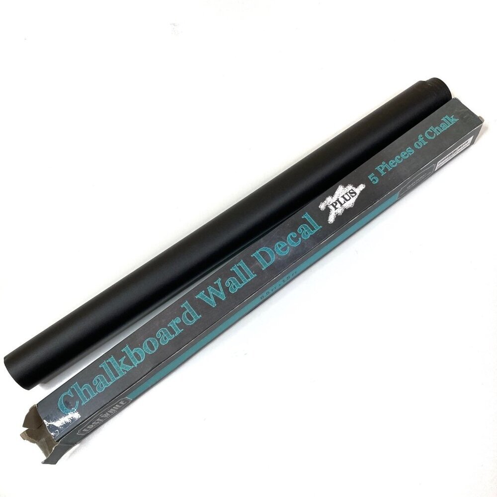 1.5' x 46" Chalkboard Wall Decal Roll OPENED
